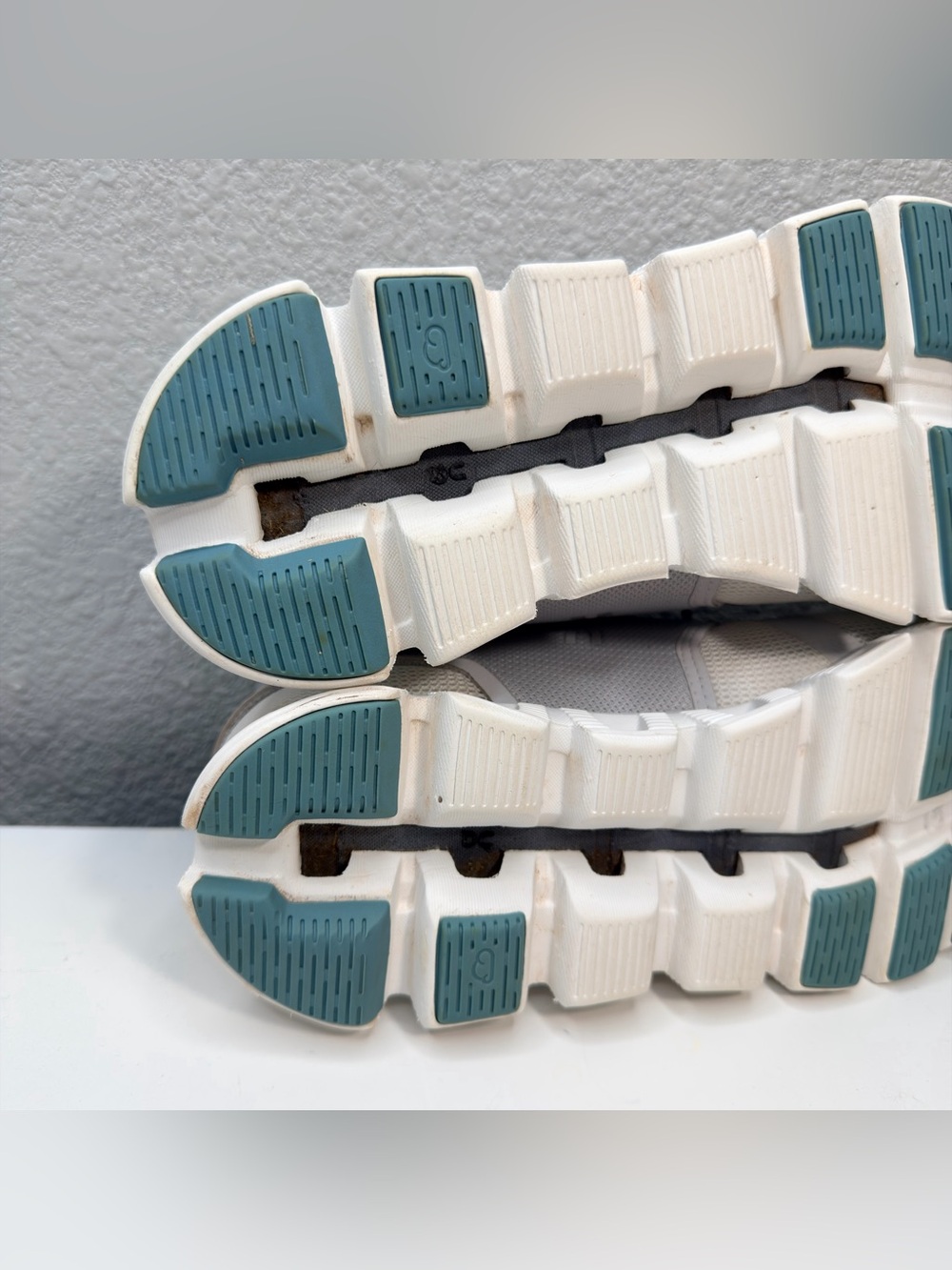 On Cloud 5 Push Women’s Running Shoes Glacier Undyed White Sneakers 69.98353 Sz8 - Picture 10 of 12